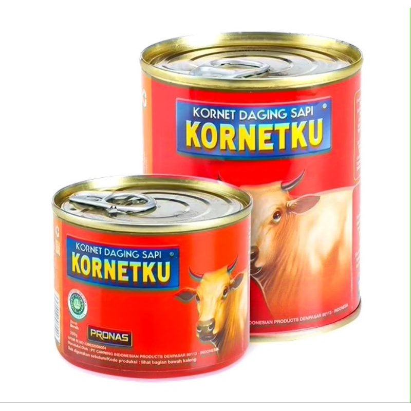 

kornet daging sapi kombinasi kornetku 200gram / 340gram