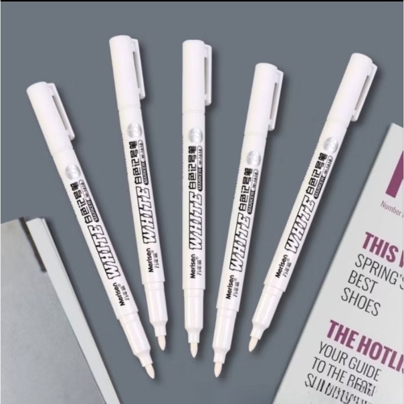 

spidol permanent marker putih untuk journal sekolah papan tulis
