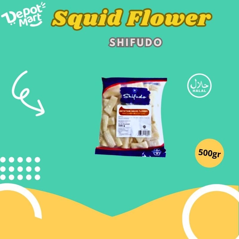 

Squid Flower Shifudo 500gr - Bahan Sate Seafood, Steamboat, Tomyam dan Lok Lok Depot Mart