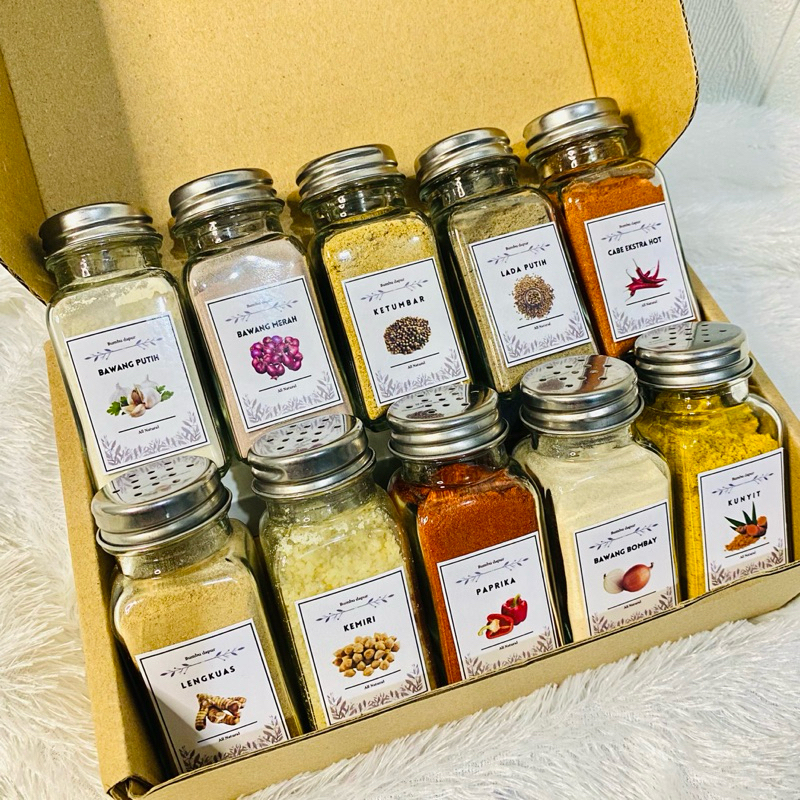 

Bumbu Dapur Instan 1 Set//Bumbu Masak Halus 1 Set Isi 10 pcs