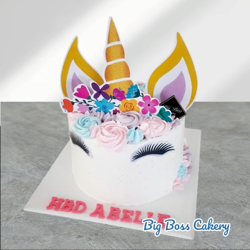 

BigBossCakery NEW UNICORN KUE TART ULTAH BIRTHDAY CAKE