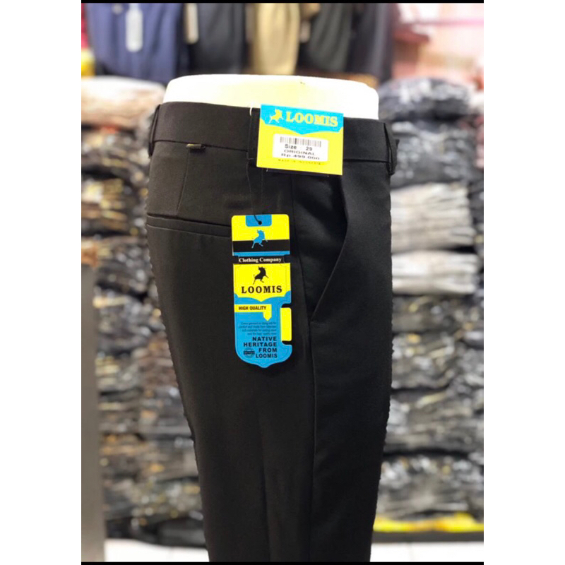 Loomis Store Original Celana Panjang Slimfit Kantoran Original Loomis