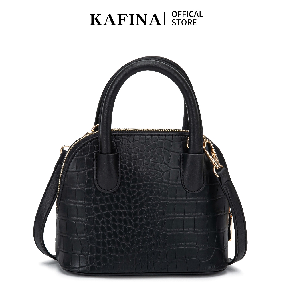 FAVORIT KAFINA -Tas Selempang Wanita Import Croco Hand Bag Terbaru Kekinian Original Branded -