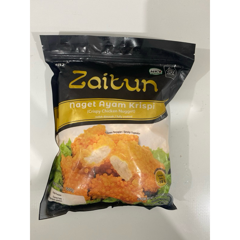 

ZAITUN NUGGET CRISPY 500 G