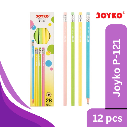 

Pensil 2B Joyko - 12pcs 1 box (P-121 Pencil 2B)