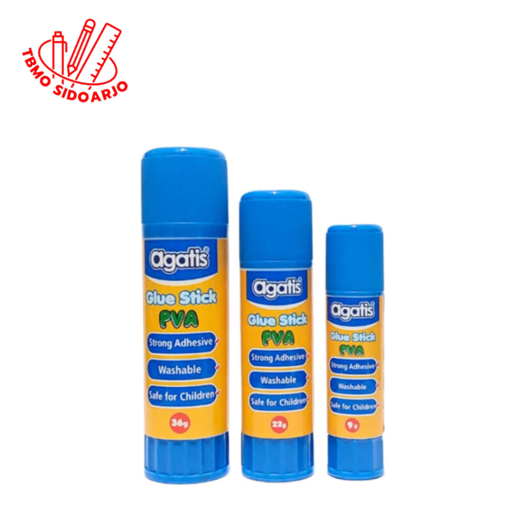 

Agatis Eco Glue Stick PVA / Lem Stik 9gr 15gr 22gr 36gr