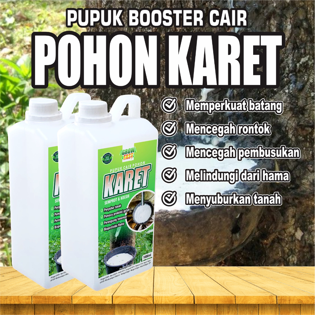 Pupuk Cair Pohon Karet 1 liter pupuk getah kering pupuk getah pohon karet