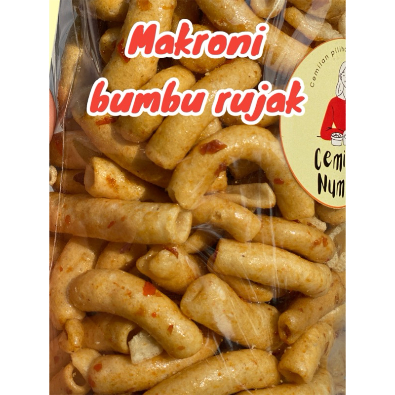 

makroni pedas - makroni bumbu rujak - makroni ngembang - makroni asin