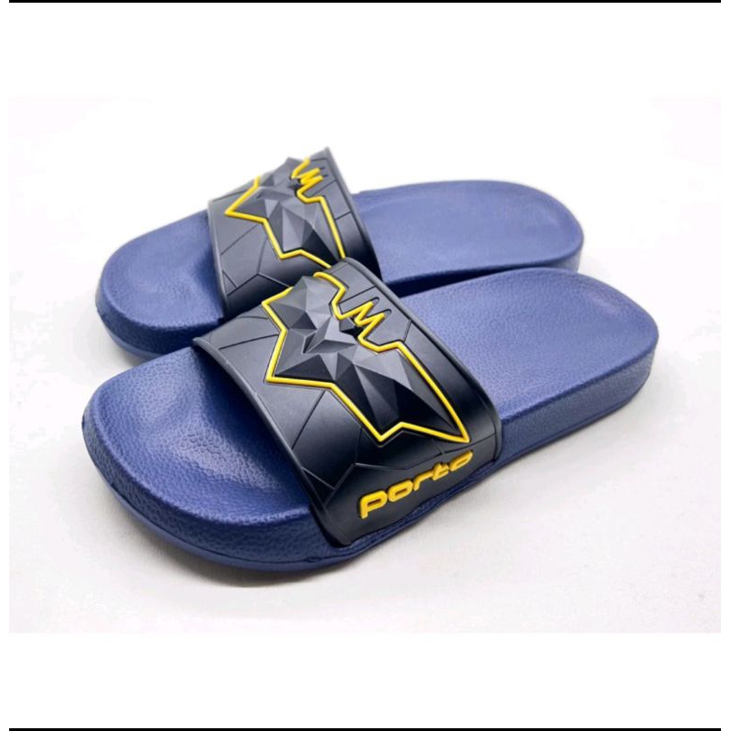 sandal selop anak PORTO BATMAN Sandal Selop Karakter Sandal anak Laki -laki Empuk