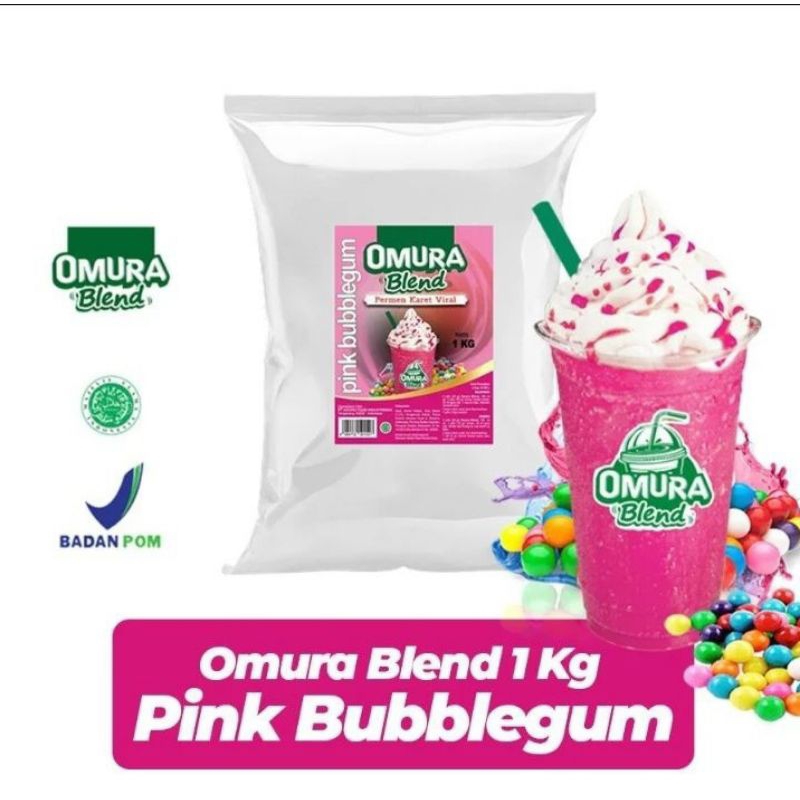 

Omura Blend Bubuk Minuman 1kg (1000g) Rasa Pink Bubblegum
