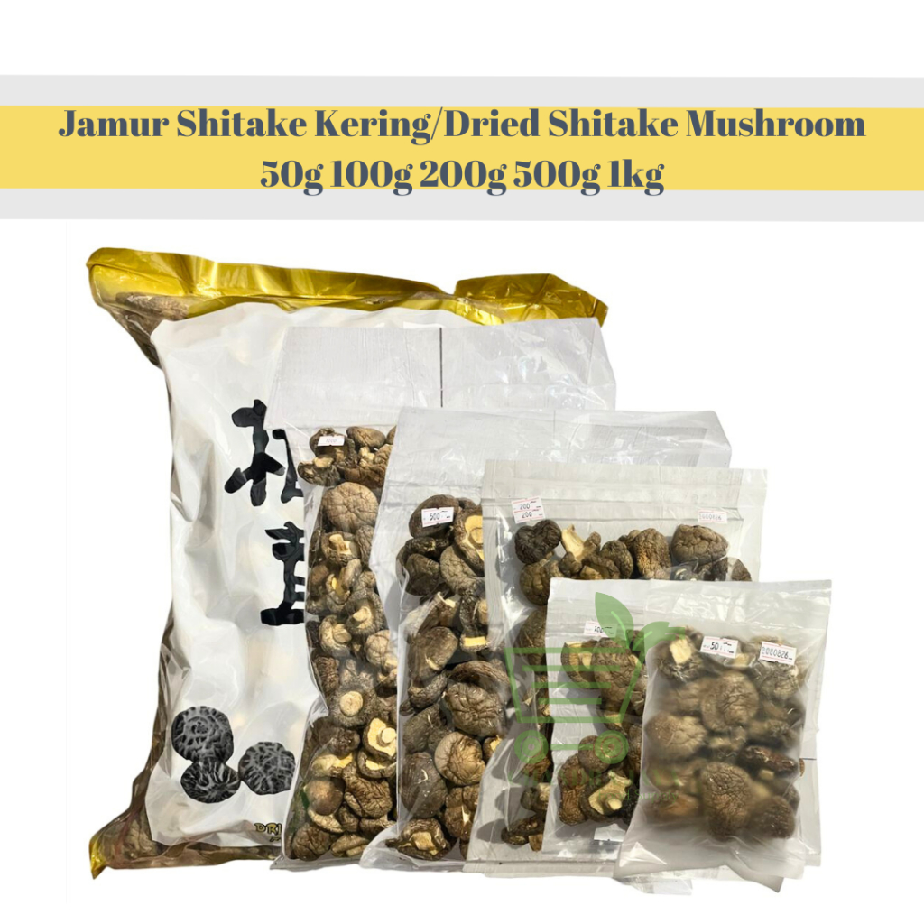 

Jamur Shitake Kering/Dried Shitake Mushroom 3-4cm - 500g 1kg 3kg