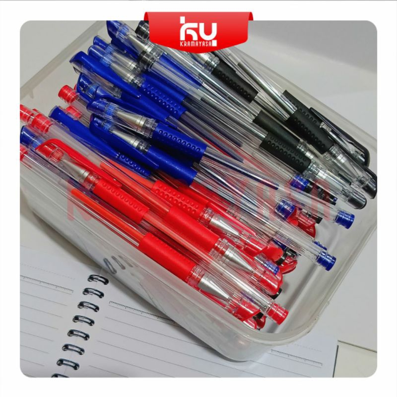 

Pena Gel 0.5mm Standard Pulpen Gel Standard Bolpoin Cair Alat Tulis Sekolah Bolpen Gel Warna Murah