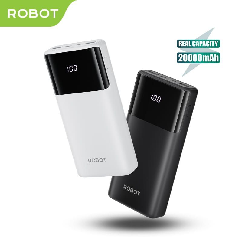 Powerbank Robot RT22S 20000mAh 3 OUTPUT USB-C + USB-A LED Display ORIGINAL