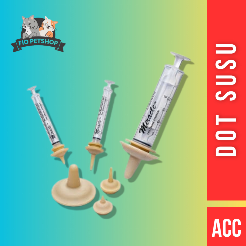 Miracle Nipple Pentil Dot Susu Bayi Kucing & Hewan Kecil | Aman & Serbaguna