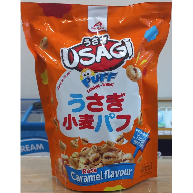 

Dua Kelinci Usagi Puff Caramel 10gr