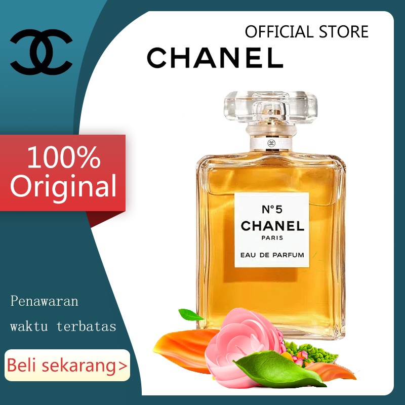 【OFFICIAL STORE 100% Original】CHANEL Parfume NO 5 Perfume Wanita Parfum EDP 100ml/Parfum Channel N5 