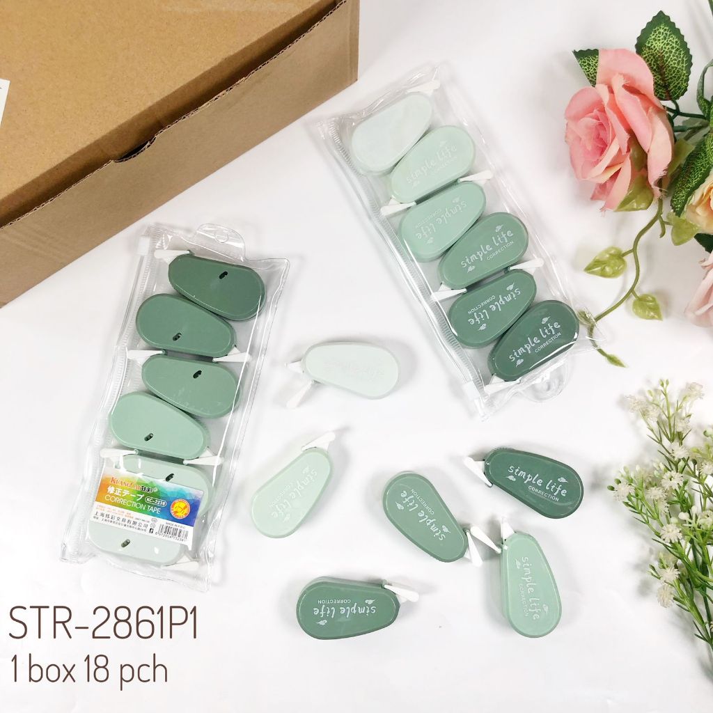 

Stipo Kertas 6 In 1 / Correction Tape Isi 6 Pcs Paket Hemat Sekolah