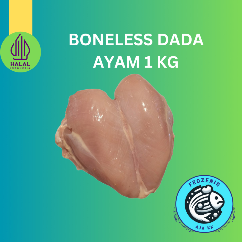 

Boneless Dada Ayam / Dada Ayam Fillet Tanpa Kulit 1kg