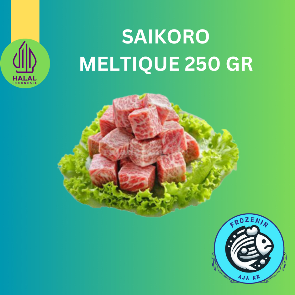 

Daging Sapi Saikoro Beef Cube Meltique 250gr
