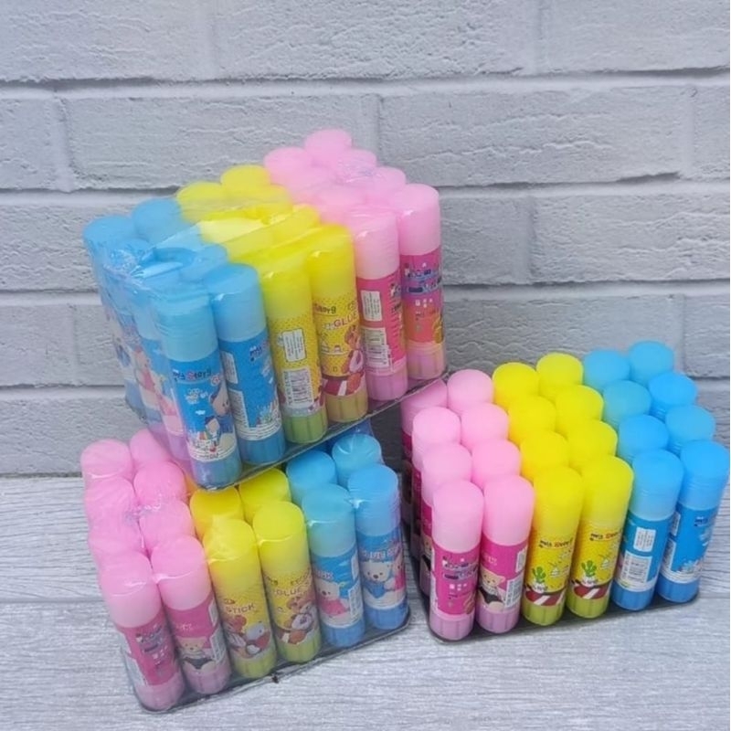 

promo lem glue stick fancy isi 24 pcs