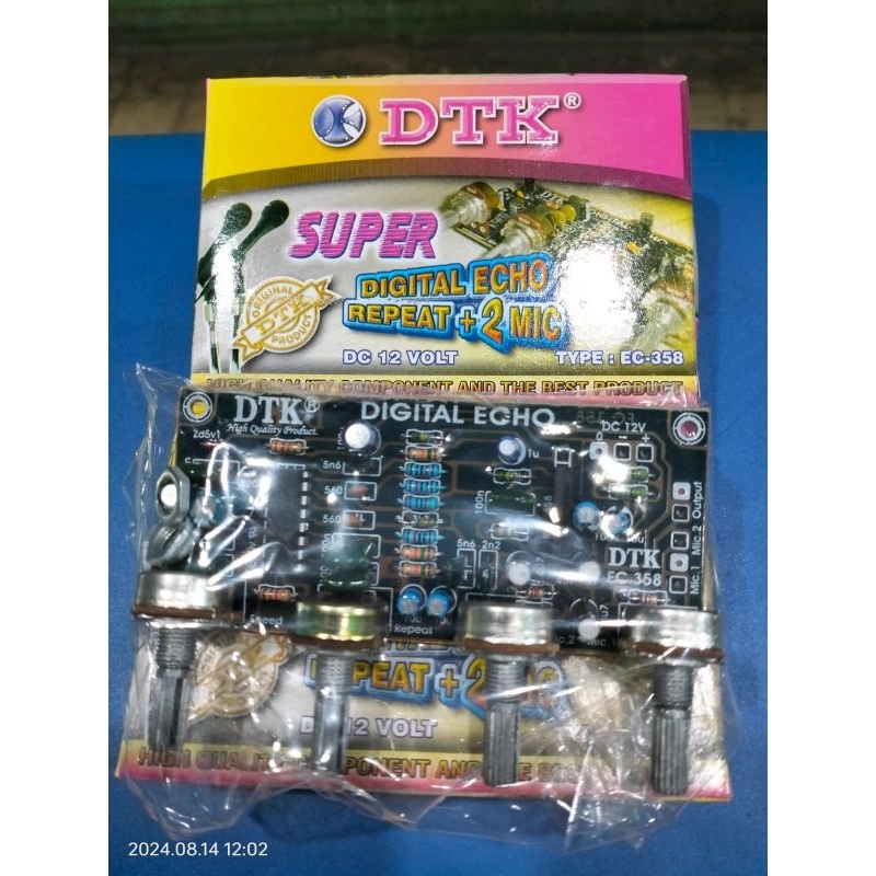 Kit super DTK Echo repeat 2 mic
