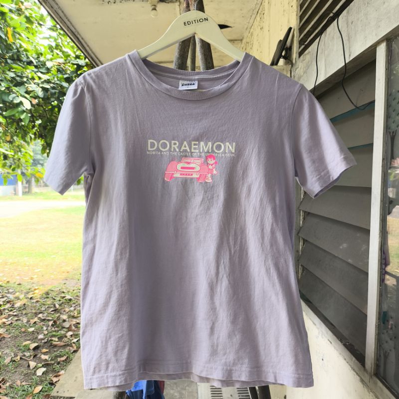 Uniqlo GU X Asoko Doraemon Tshirt Purple
