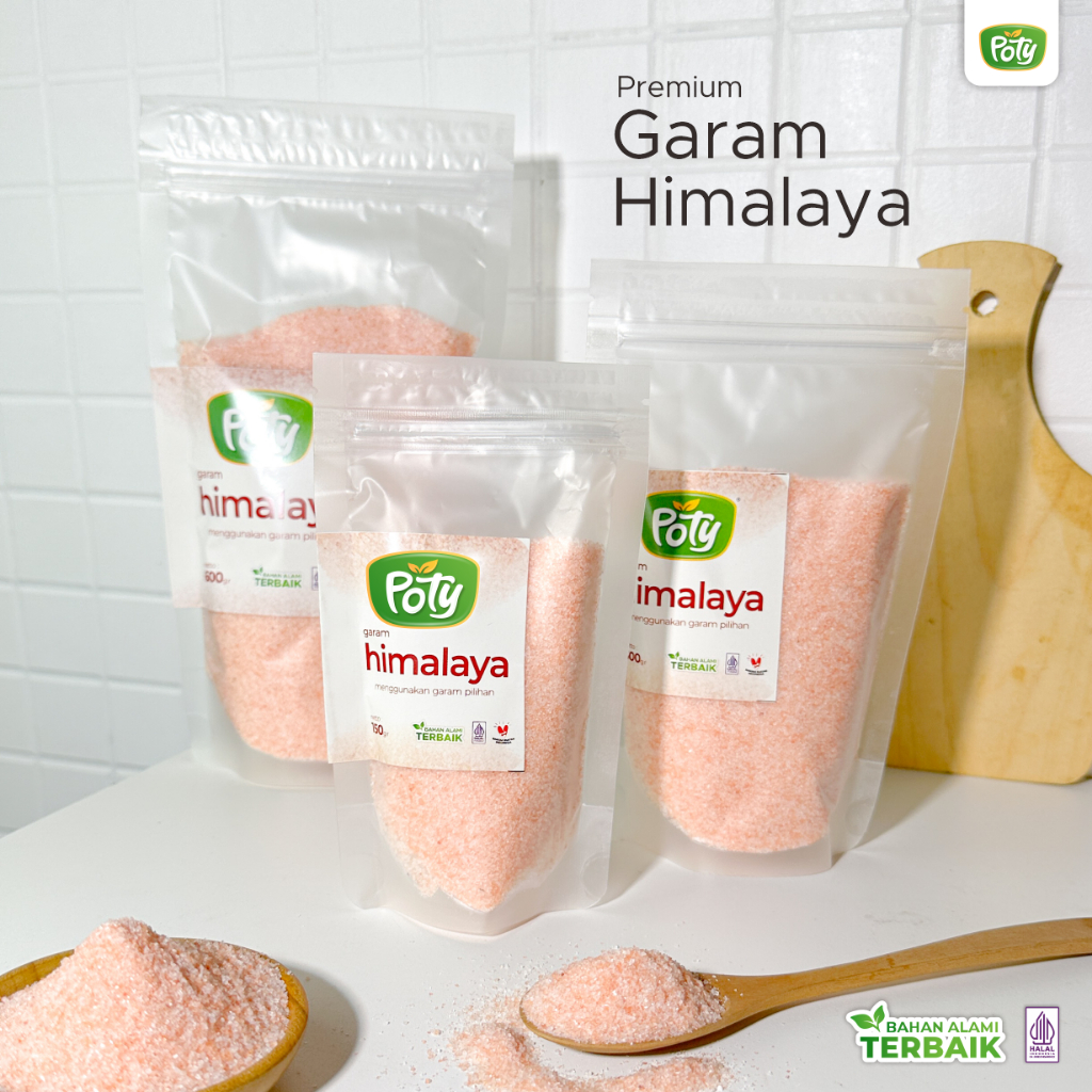 

Garam Himalaya Original Asli Organik Garem Himalayan Salt Organic MPASI Halal Poty