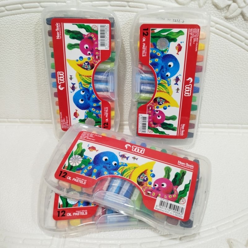 

Titi Crayon Oil Pastels 12 Warna Non Toxic