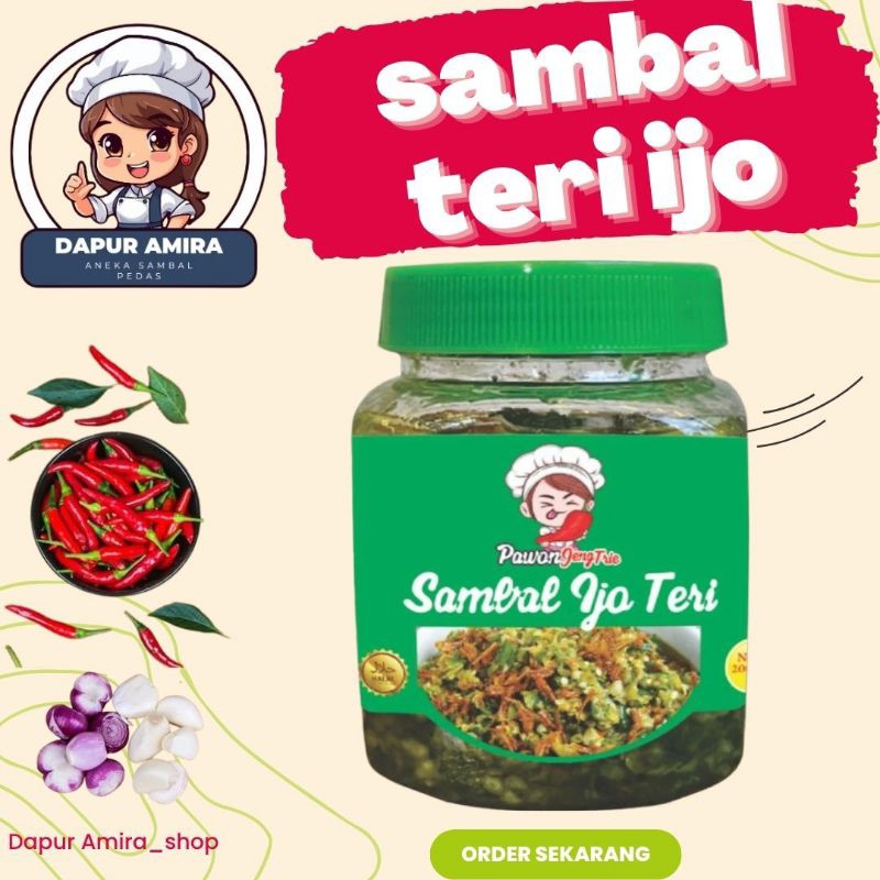 

sambal teri ijo