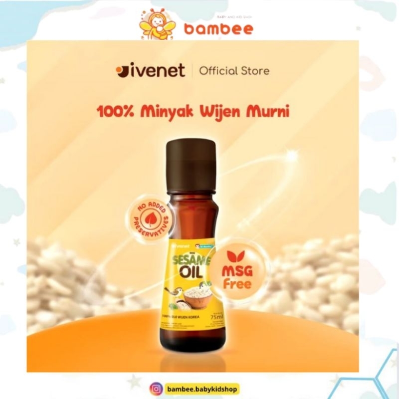 

Ivenet Sesame Oil - Minyak Wijen Sehat untuk Bayi dan Anak