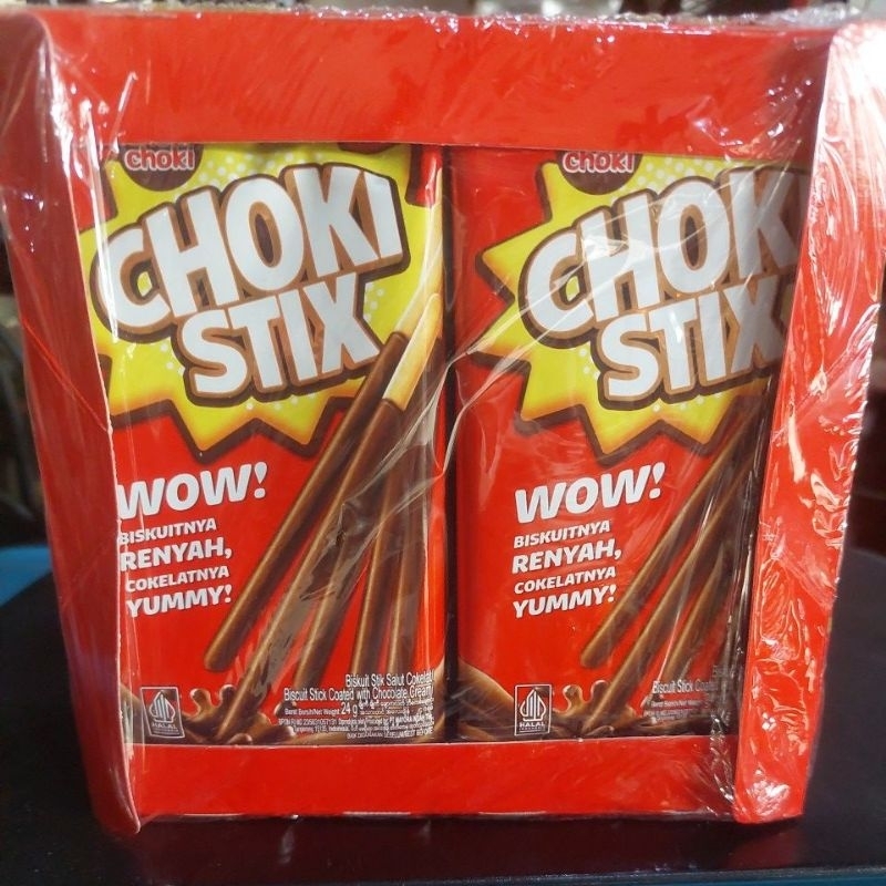 

CHOKI STIX BISKUIT COKLAT STIK 1 BOX ISI 12 SACHET