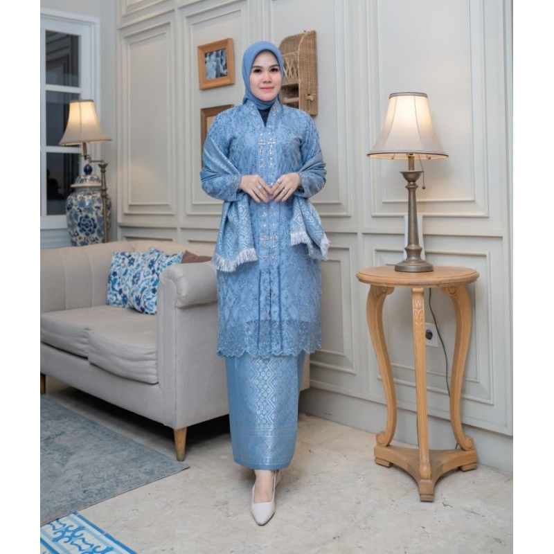 stelan kebaya tunik Kartini Aldi / kebaya modern / kebaya pesta / kebaya lamaran / kebaya wisuda
