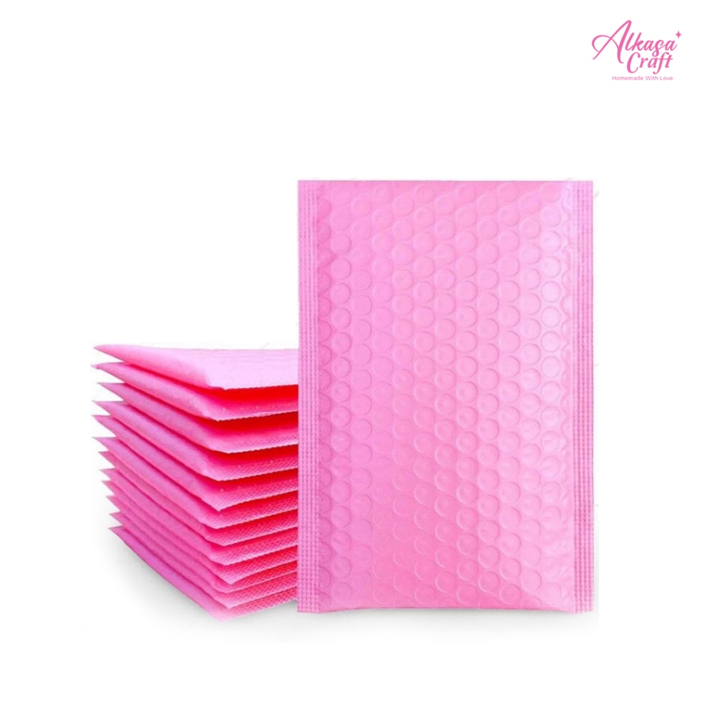 

Bubble Mailer Wrap Exclusive Pink Polos 18cm x 23cm 1 PCS - Warna Pink Polos - Alkasa Craft