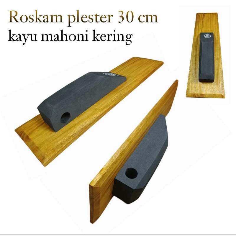 Roskam kayu plester 30cm, istimewa