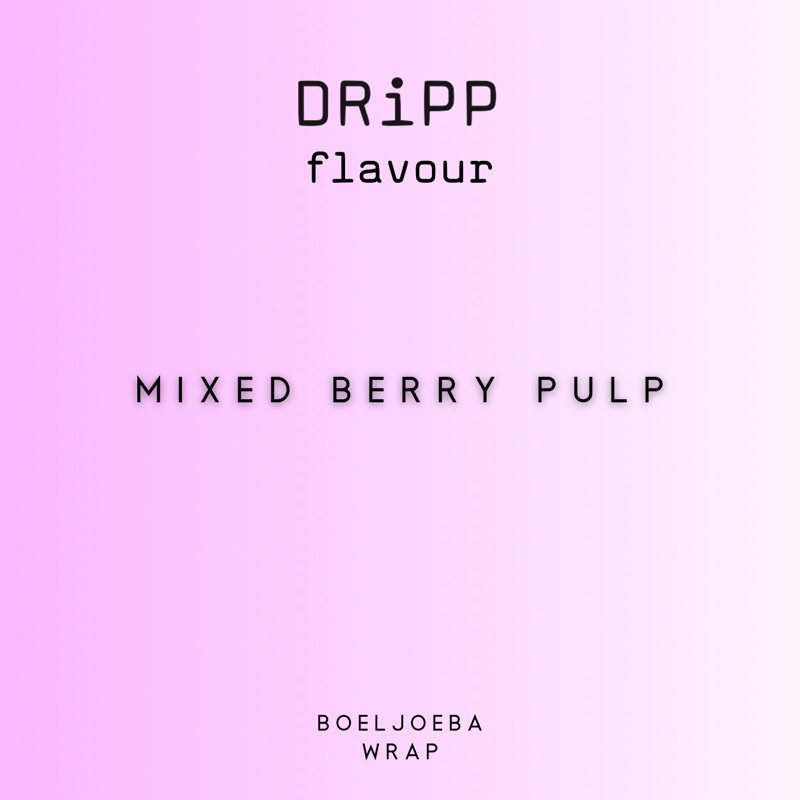 

Dripp Mixed Berry Fruit Pulp Repack [30, 50, 100] g
