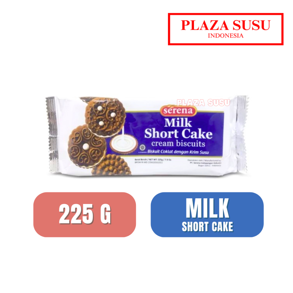 

CAMILAN SERENA SHORTCAKE MILK CREAM BISKUIT SHORT CAKE 225G JAJAN