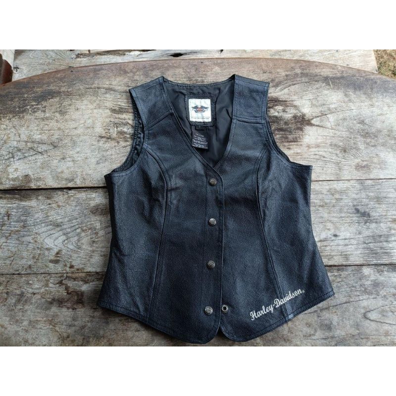 rompi kulit second merk harley davidson