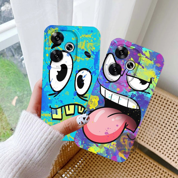 [GOLDEN CASE][04] Softcase XIAOMI POCO F6 Terbaru Motif Abstrak wajah keren- Case Kekinian - Case Pr