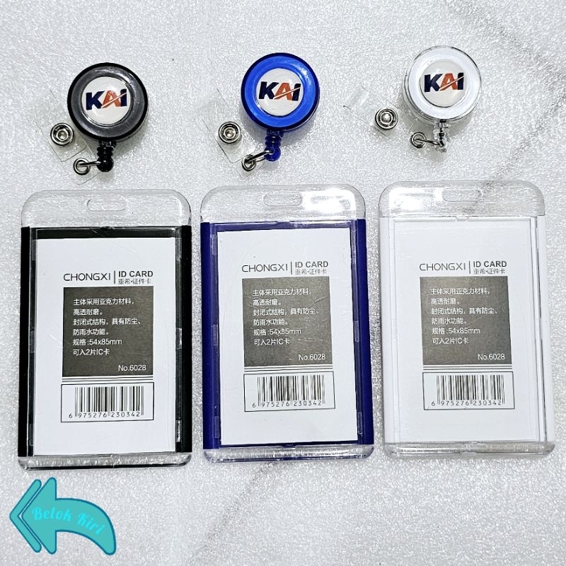 

Tempat Kartu Id Card Akrilik CHQ + Yoyo Logo KAI