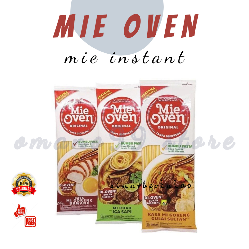 

Mie Oven Mi Instant 78 Gram All Varian