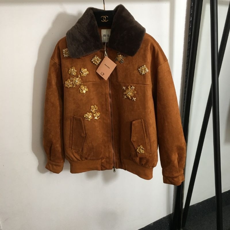 miu" jaket beludru