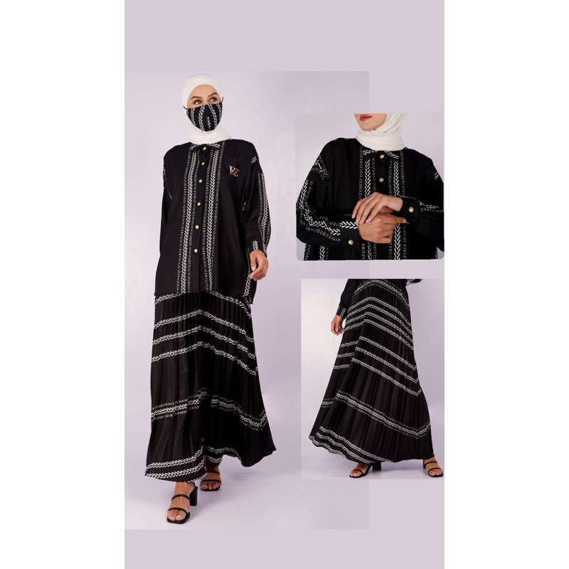 (PRELOVED) new one set zeamaya by vivi zubedi - ‼️NEW DEFFECT ‼️