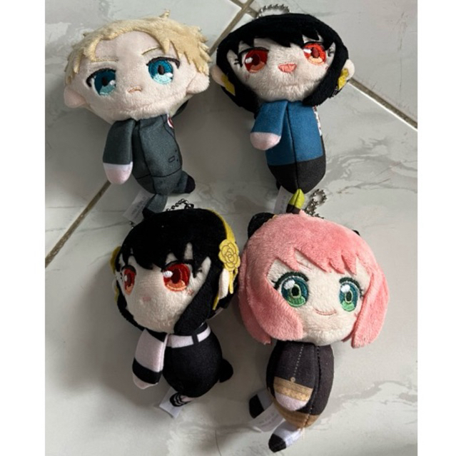 Want to Sale WTS Spy X Family SxF Tete Colle Plush Gantungan Kunci Ganci Keychain Loid Yor Anya Forg