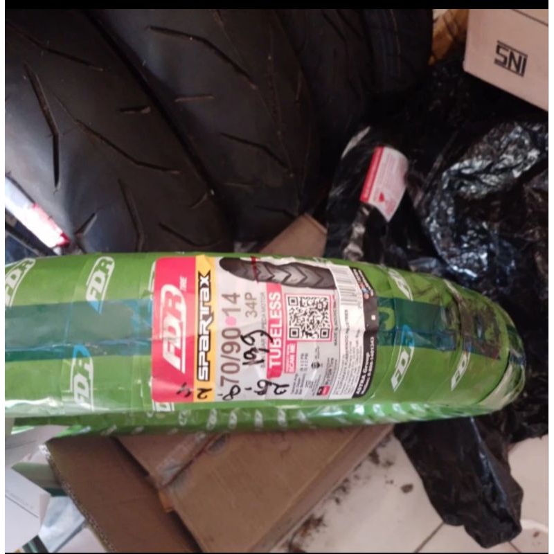 ban luar motor matic depan mio sporty fdr ring 14 70/90-14 tubles tubeless