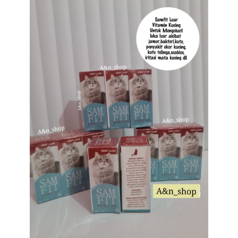 SAMFIT OBAT LUAR KUCING SAMFIT OBAT LUAR KUCING MENGOBATI KUCING LUKA BERNANAH LUKA BOLONG ABSES