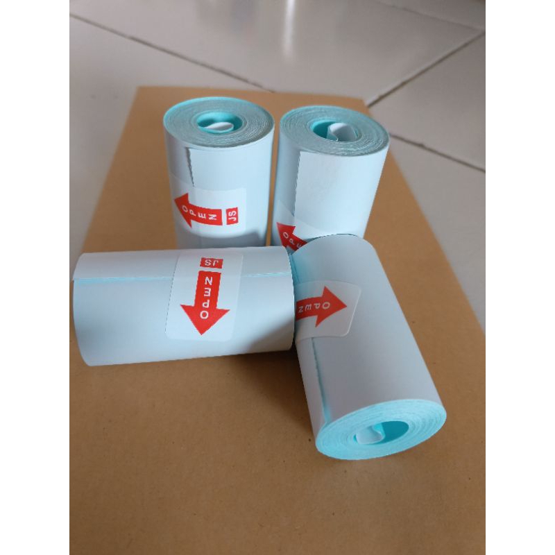 

Termal Label Stiker 58 mm, Stiker thermal 57x38( Panjang 9 m ) dan 57 x 34 (Panjang 6 meter ) Rol - Stiker label ukuran 58mm