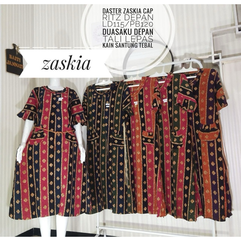 Daster Sazkia Batik Cap Halus Lintang Terbaru