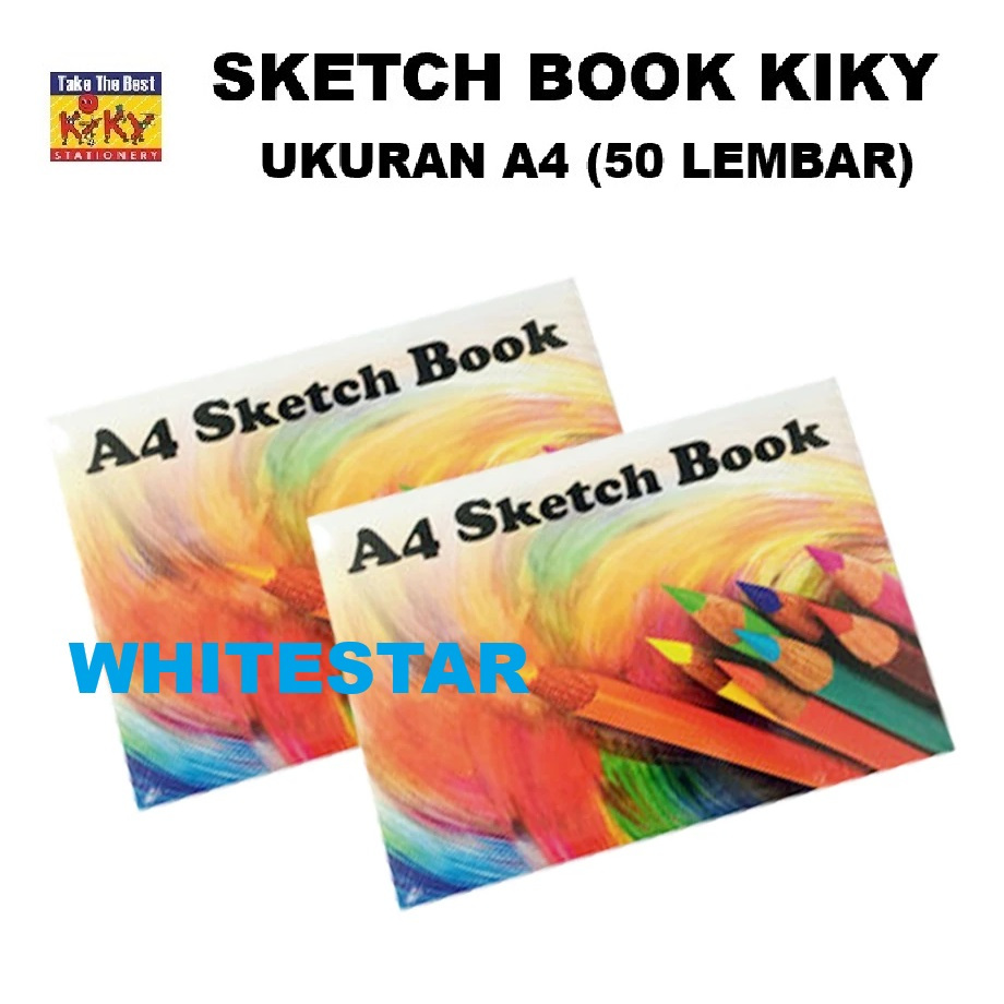

buku gambar sketch book kiky A4 - 50 lembar sketchbook