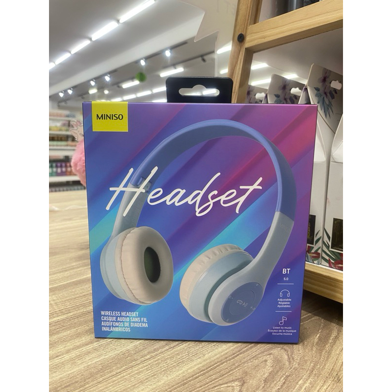 Miniso Macaron Wireless Headset/Miniso Headset Bluetooth