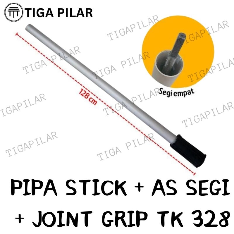 PIPA STICK/DRIVE SHAFT STIK GAGANG PIPA SET KOMPLIT MESIN POTONG RUMPUT BRUSH CUTTER TK328 BG328